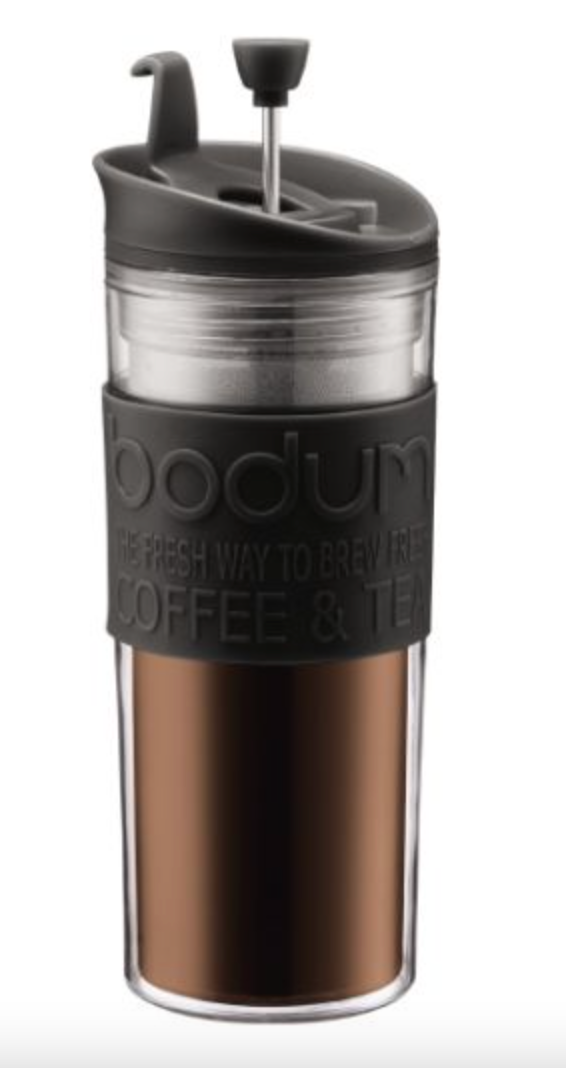 Bodum Travel Mug, 15 oz. stainless steel