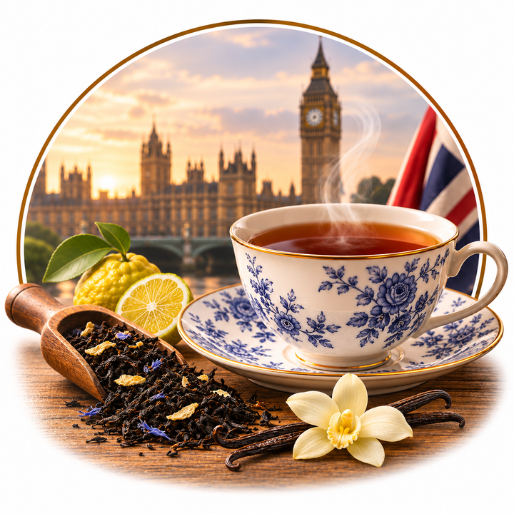Souvenir Wooden Box - English Favourites: Earl Grey Tea