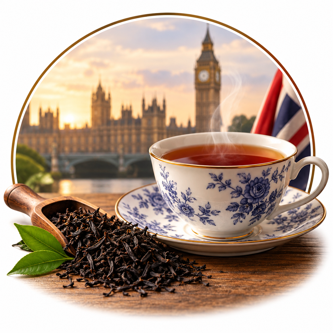 Souvenir Wooden Box - English Favourites: English Breakfast Tea