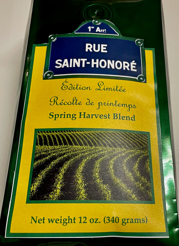 Rue Saint-Honoré Éditions Limitée Coffee - Spring Harvest Blend