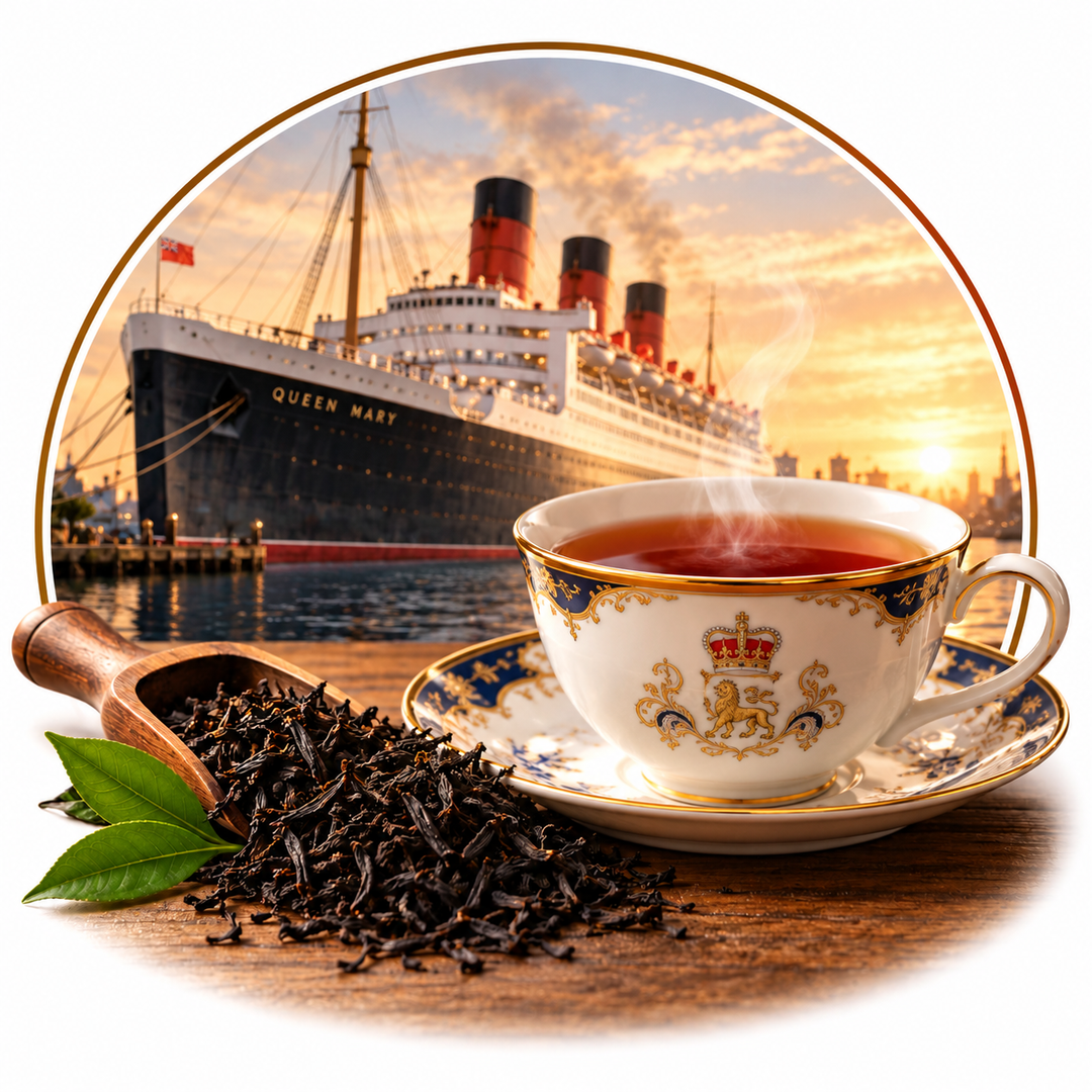 Souvenir Wooden Box - English Favourites: Queen Mary Tea