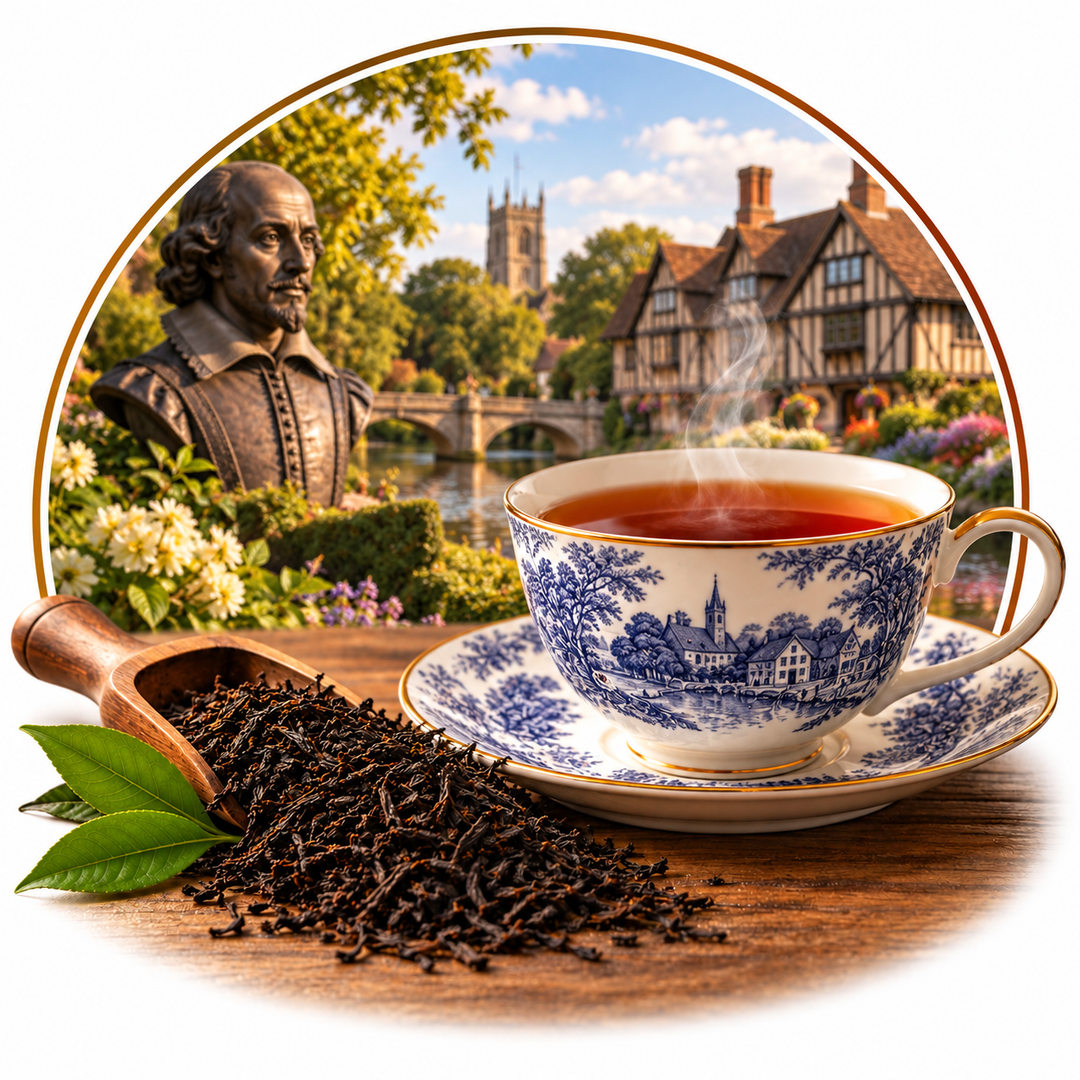 Souvenir Wooden Box - English Favourites: Shakespeare's Blend English Breakfast Tea