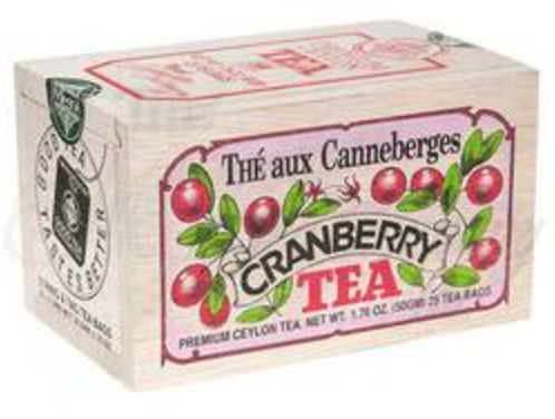 Souvenir Wooden Box - Cranberry Tea