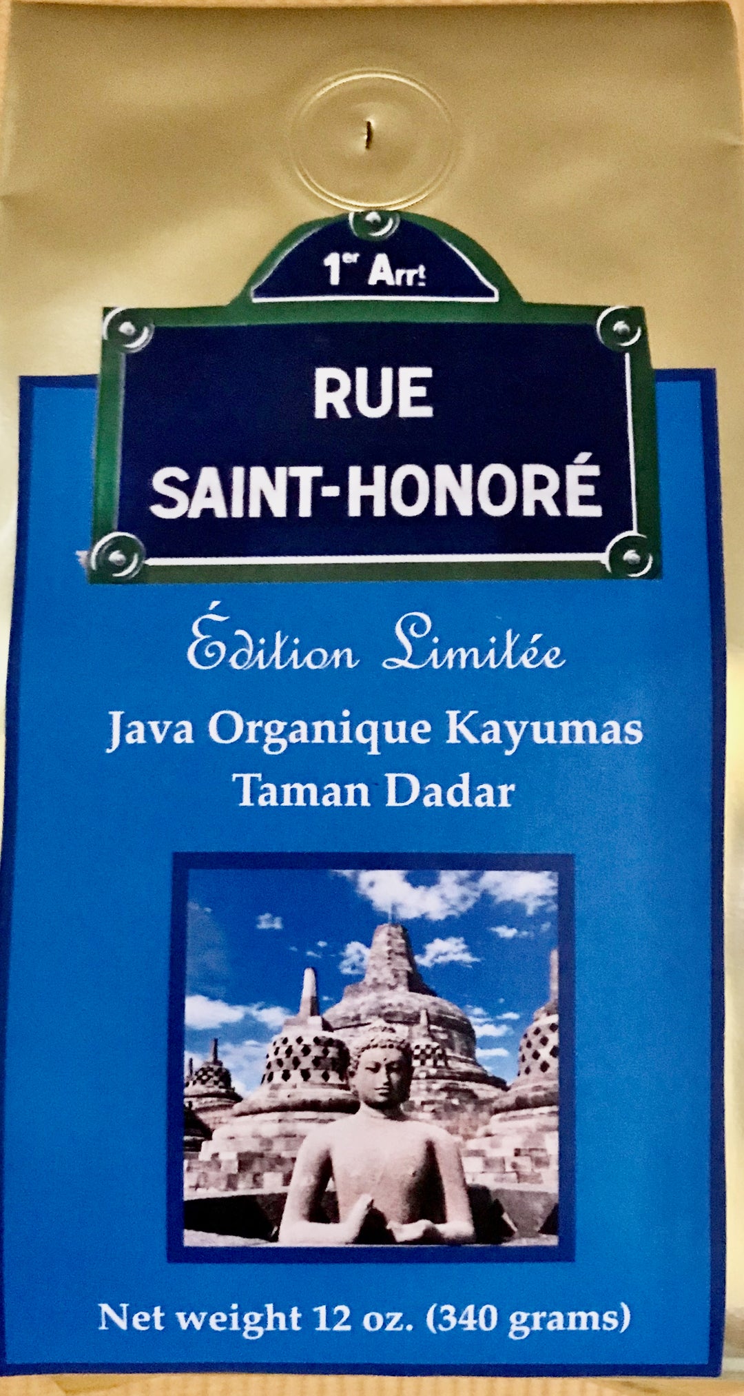 Rue Saint-Honoré Éditions Limitée Coffee - Java Organique Kayumas Taman Dadar