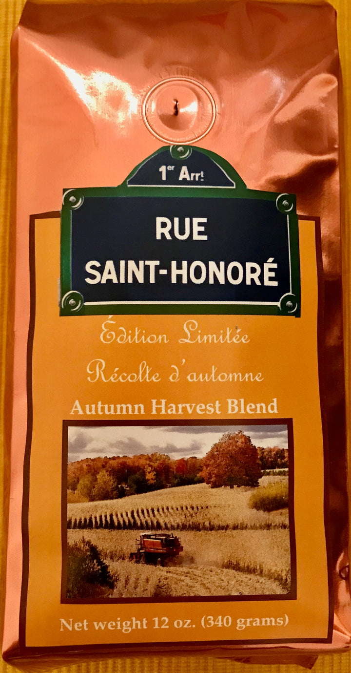 Rue Saint-Honoré Éditions Limitée Coffee - Autumn Harvest Blend