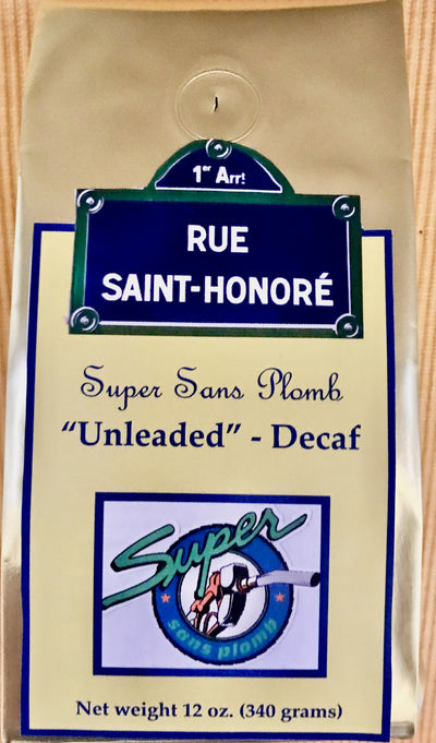 Rue Saint-Honoré Coffee-Super Sans Plomb (Decaffeinated) Coffee