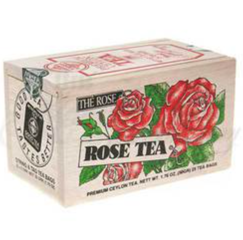 Souvenir Wooden Box - Rose Tea